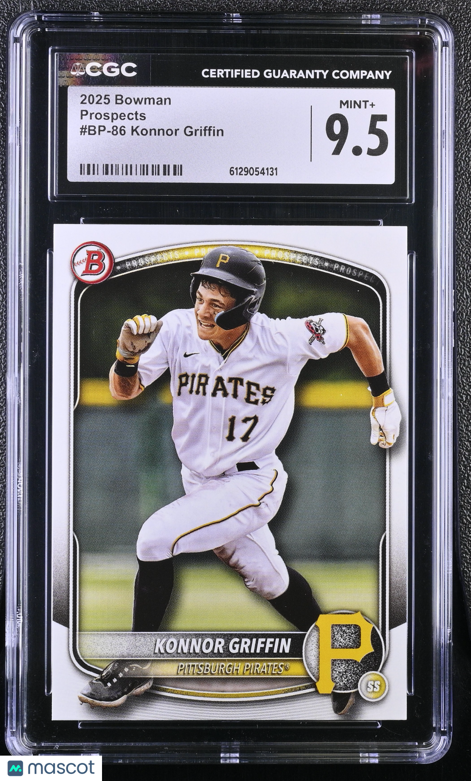 2025 Bowman Konnor Griffin Prospects #BP-86 CGC 9.5 Pittsburgh Pirates