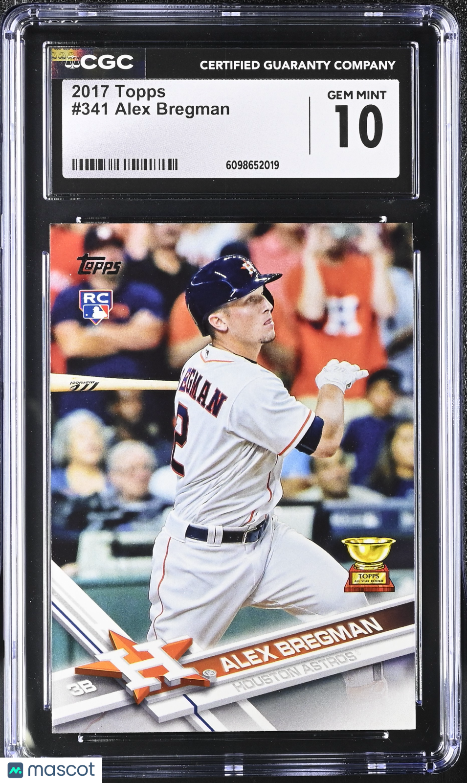 2017 Topps Alex Bregman #341 CGC 10