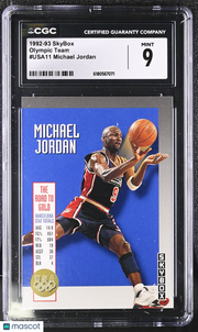 1992-93 Skybox Michael Jordan Olympic Team #USA11 CGC 9
