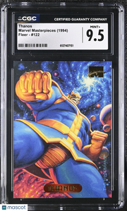 1994 Fleer Marvel Masterpieces Thanos #122 CGC 9.5