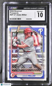 2024 Bowman Aidan Miller Prospects #BP-27 CGC 10