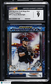 2025 Bowman Draft Mega Box Kevin McGonigle Rookie Prized Prospects #PP-2 CGC 9