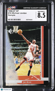 1996-97 SP Michael Jordan Sample #16 CGC 8.5 Chicago Bulls