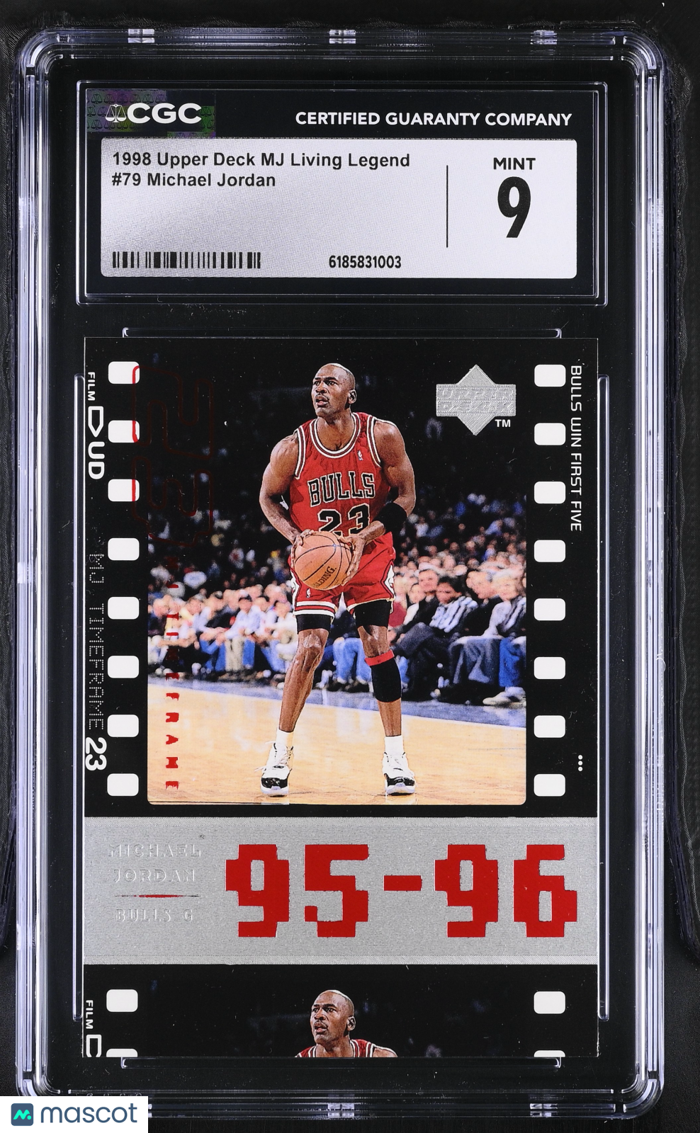 1998 Upper Deck MJ Living Legend Michael Jordan #79 CGC 9 Chicago Bulls