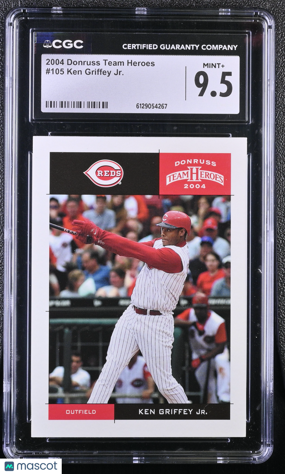 2004 Donruss Team Heroes Ken Griffey Jr. #105 CGC 9.5 Cincinnati Reds