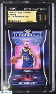 2025-26 Topps Chrome Stephen Curry Loading... #LD-4 CGC 10 Pristine Warriors