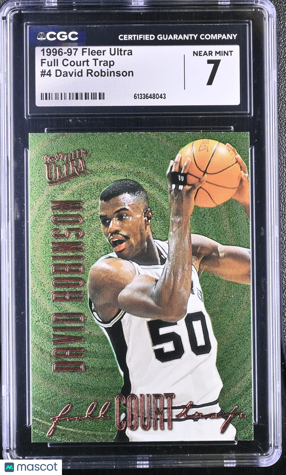 1996-97 Fleer Ultra David Robinson #4 Full Court Trap CGC 7
