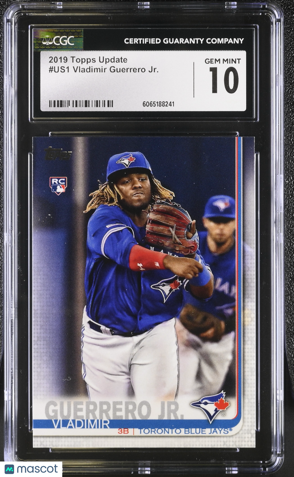 2019 Topps Update Vladimir Guerrero Jr. Rookie #US1 CGC 10 Toronto Blue Jays