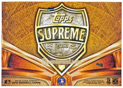 2013 Topps Supreme Baseball Hobby Box