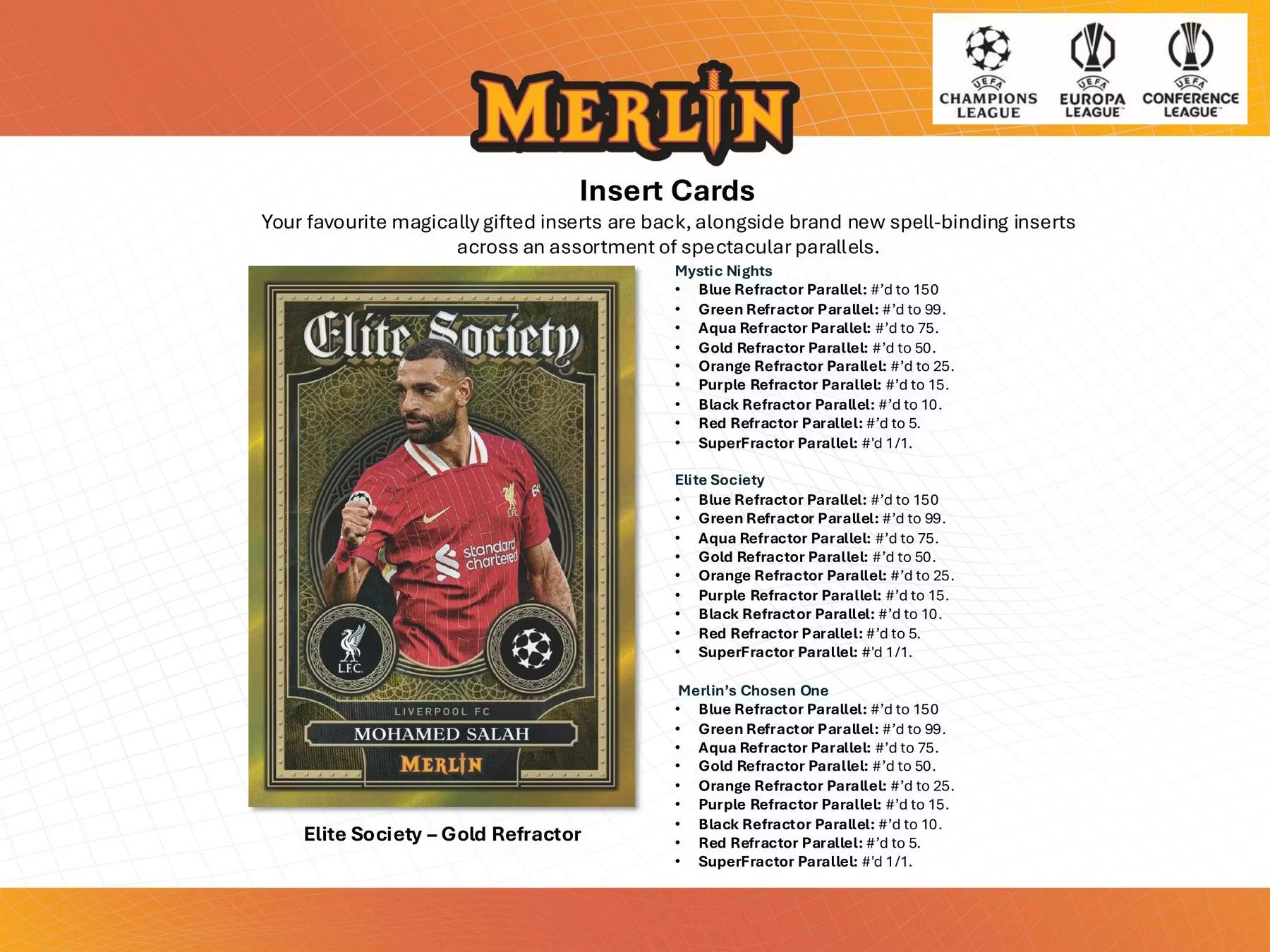 2024/25 Topps Chrome Merlin UEFA Club Competitions Soccer Blaster Box