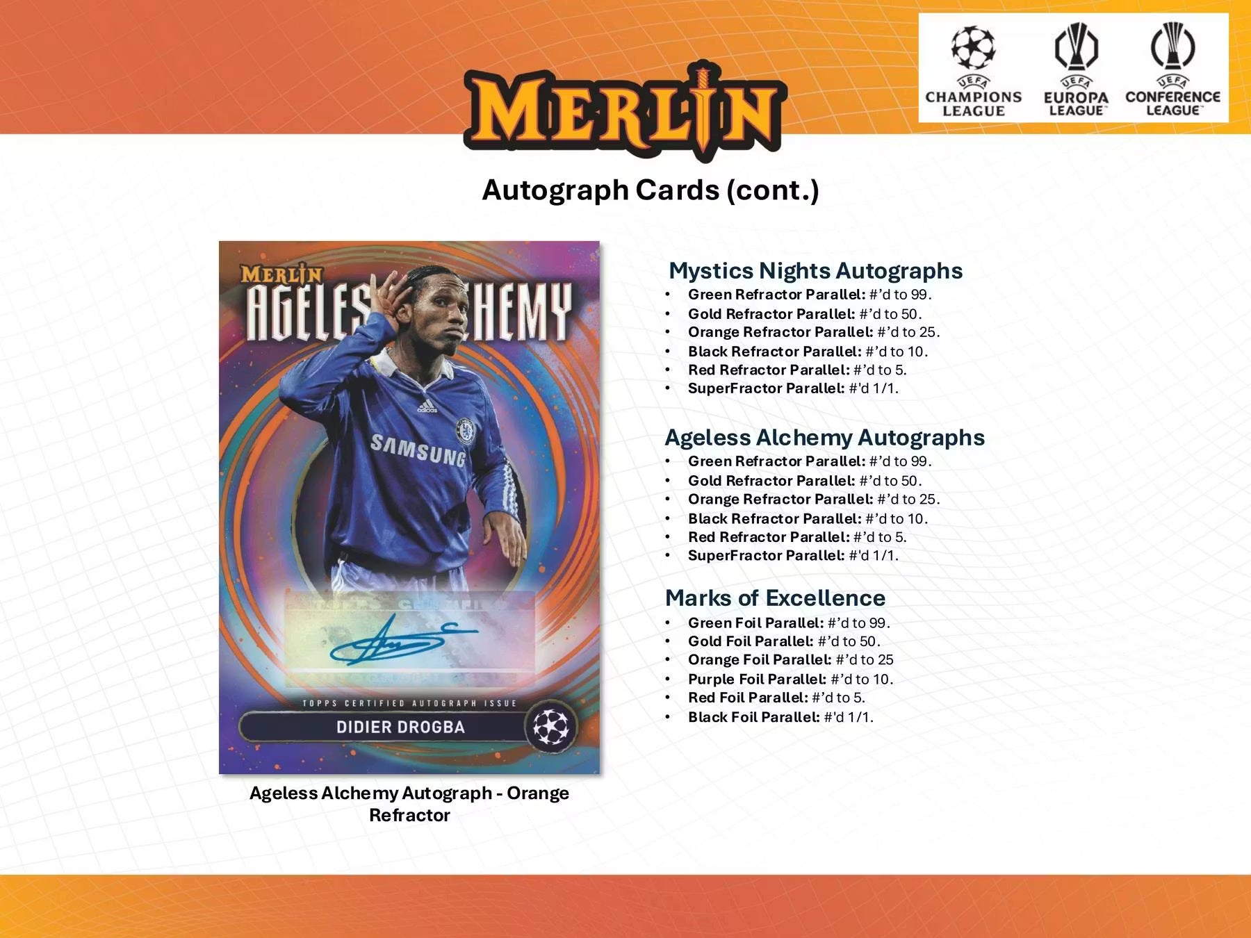 2024/25 Topps Chrome Merlin UEFA Club Competitions Soccer Blaster Box