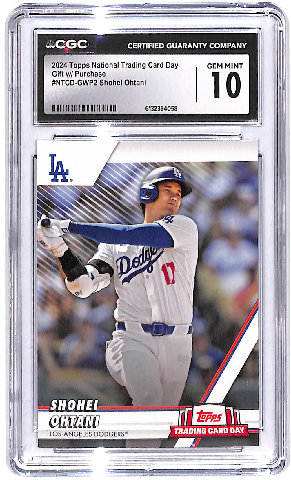2024 Topps National Trading Card Day Shohei Ohtani CGC 10 Dodgers