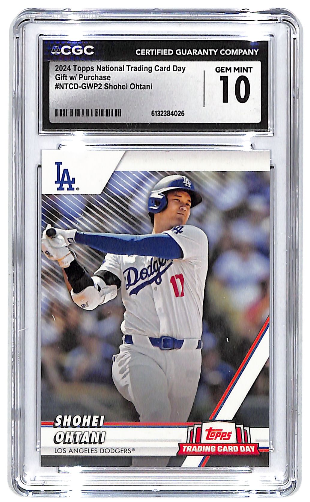 2024 Shohei Ohtani Topps National #NTCD-GWP2 CGC Gem Mint 10