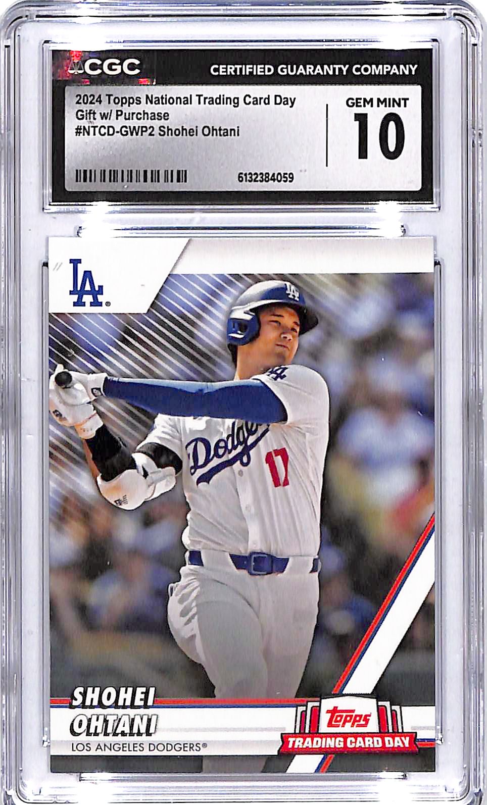 2024 Topps National Trading Card Day Shohei Ohtani CGC 10 Dodgers