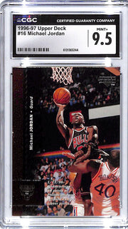 1996-97 Michael Jordan Upper Deck #16 CGC Mint Plus 9.5