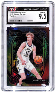 2024-25 Johnny Furphy Panini Select #297 Tie-Die #16/25 CGC Mint Plus 9.5