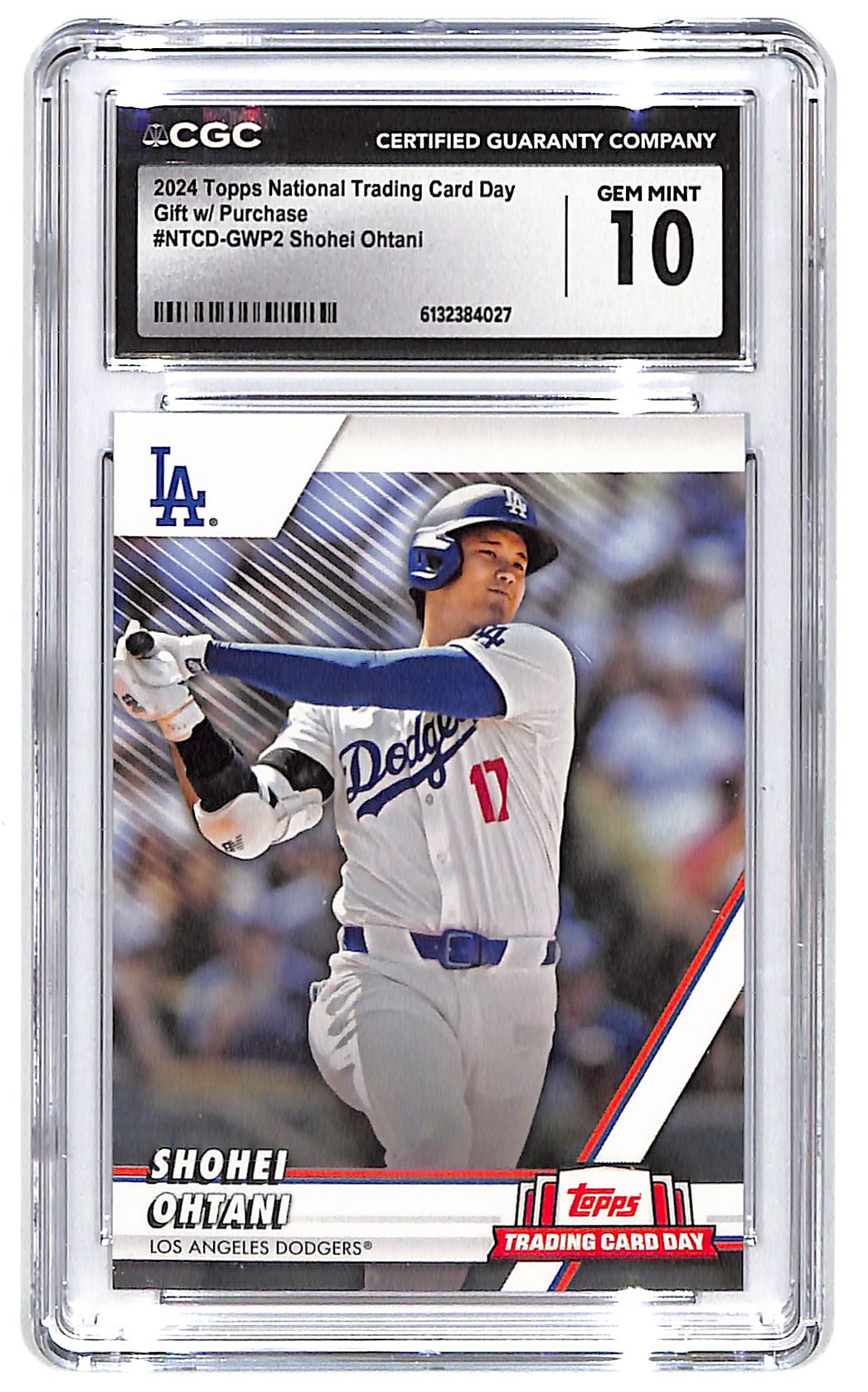 2024 Shohei Ohtani Topps National #NTCD-GWP2 CGC Gem Mint 10
