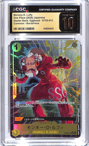 2026 Monkey D. Luffy Starter Deck Egghead ST29-012 Common CGC Pristine 10