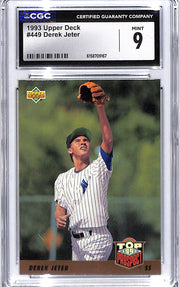 1993 Derek Jeter Upper Deck #449 CGC Mint 9