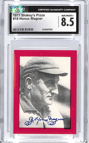 1977 Shakey's Pizza Honus Wagner #18 CGC 8.5 Pirates