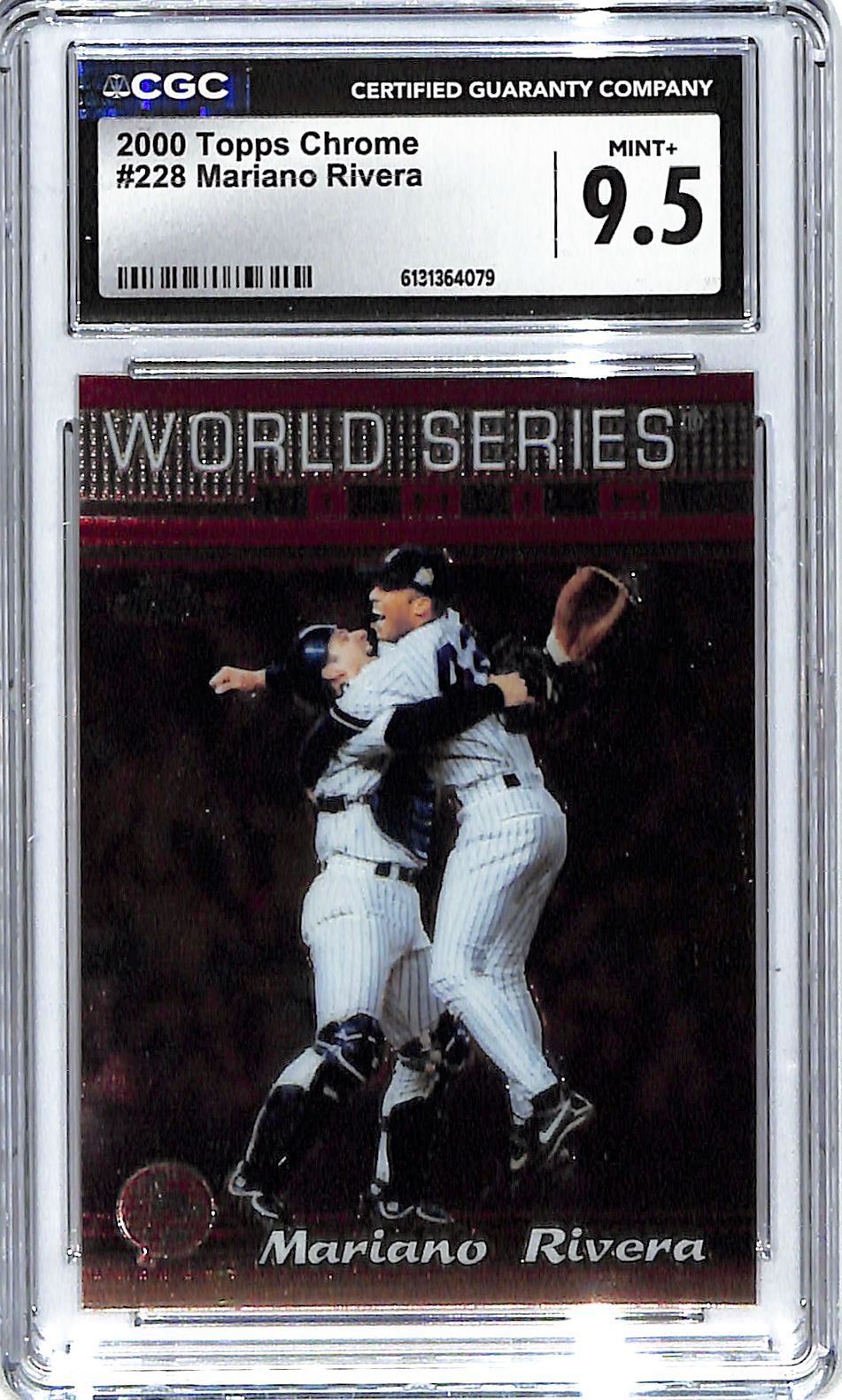 2000 Mariano Rivera Topps Chrome #228 CGC Mint Plus 9.5