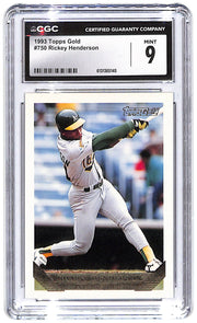 1993 Rickey Henderson Topps Gold #750 CGC Mint 9