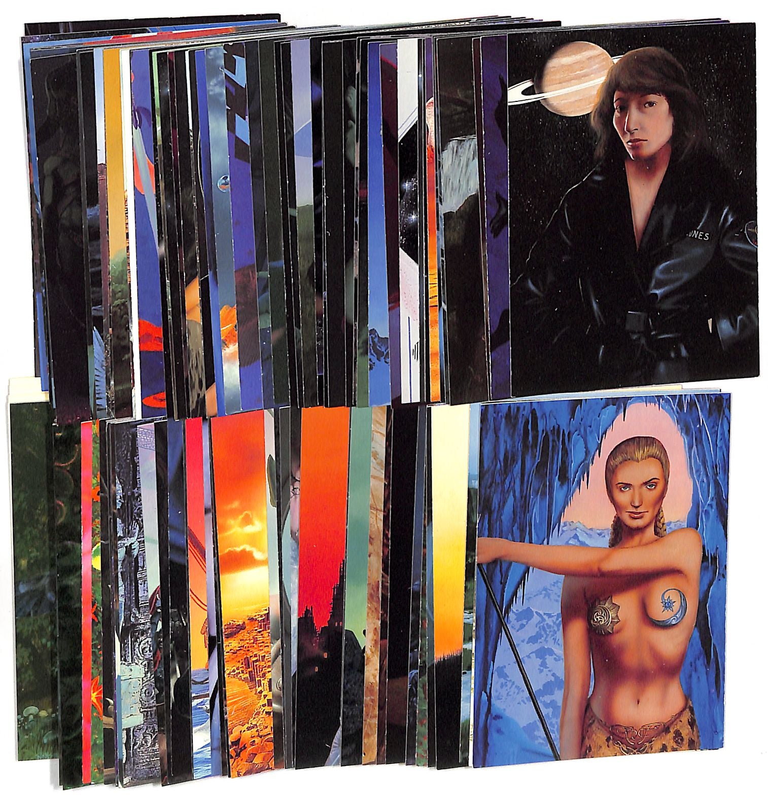 1994 Ron Miller FireBrands Heroines of Science Fiction and Fantasy Complete Set #1-90