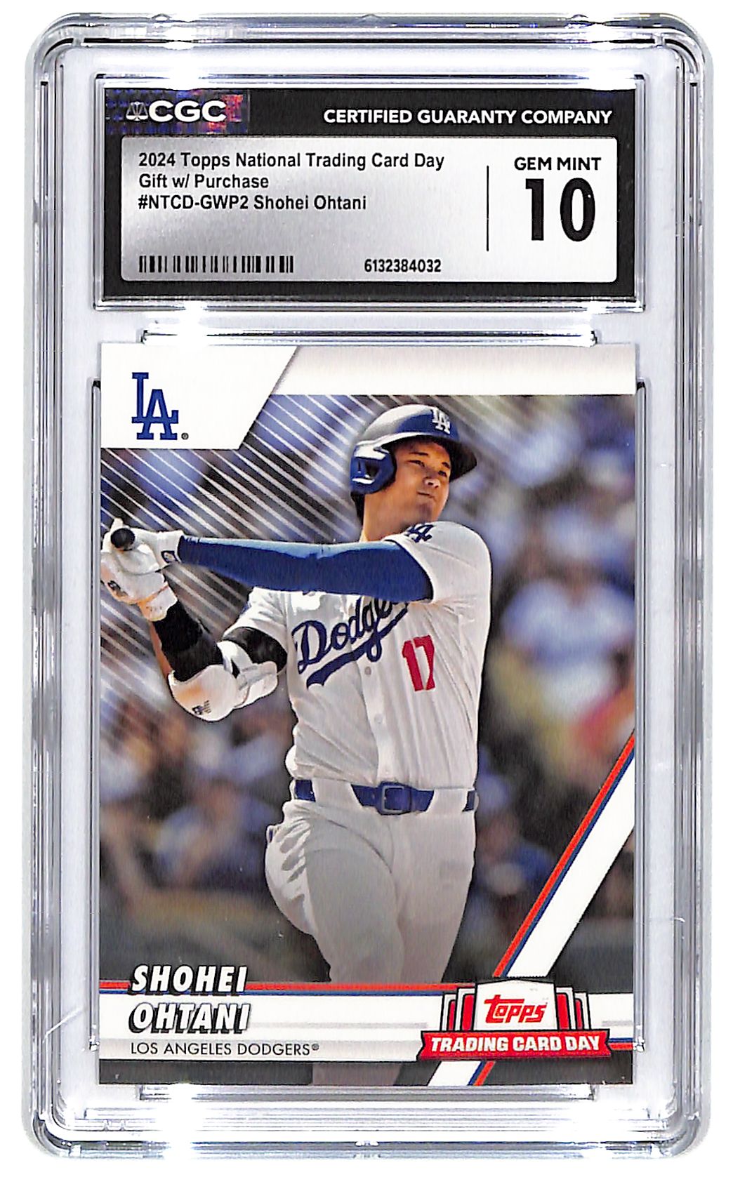 2024 Shohei Ohtani Topps National #NTCD-GWP2 CGC Gem Mint 10