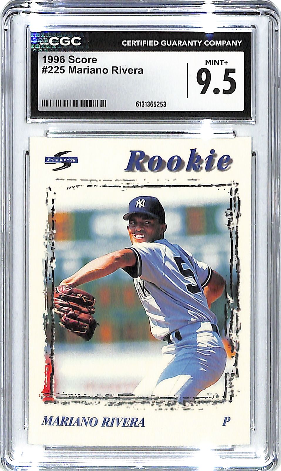 1996 Mariano Rivera Score #225 CGC Mint Plus 9.5