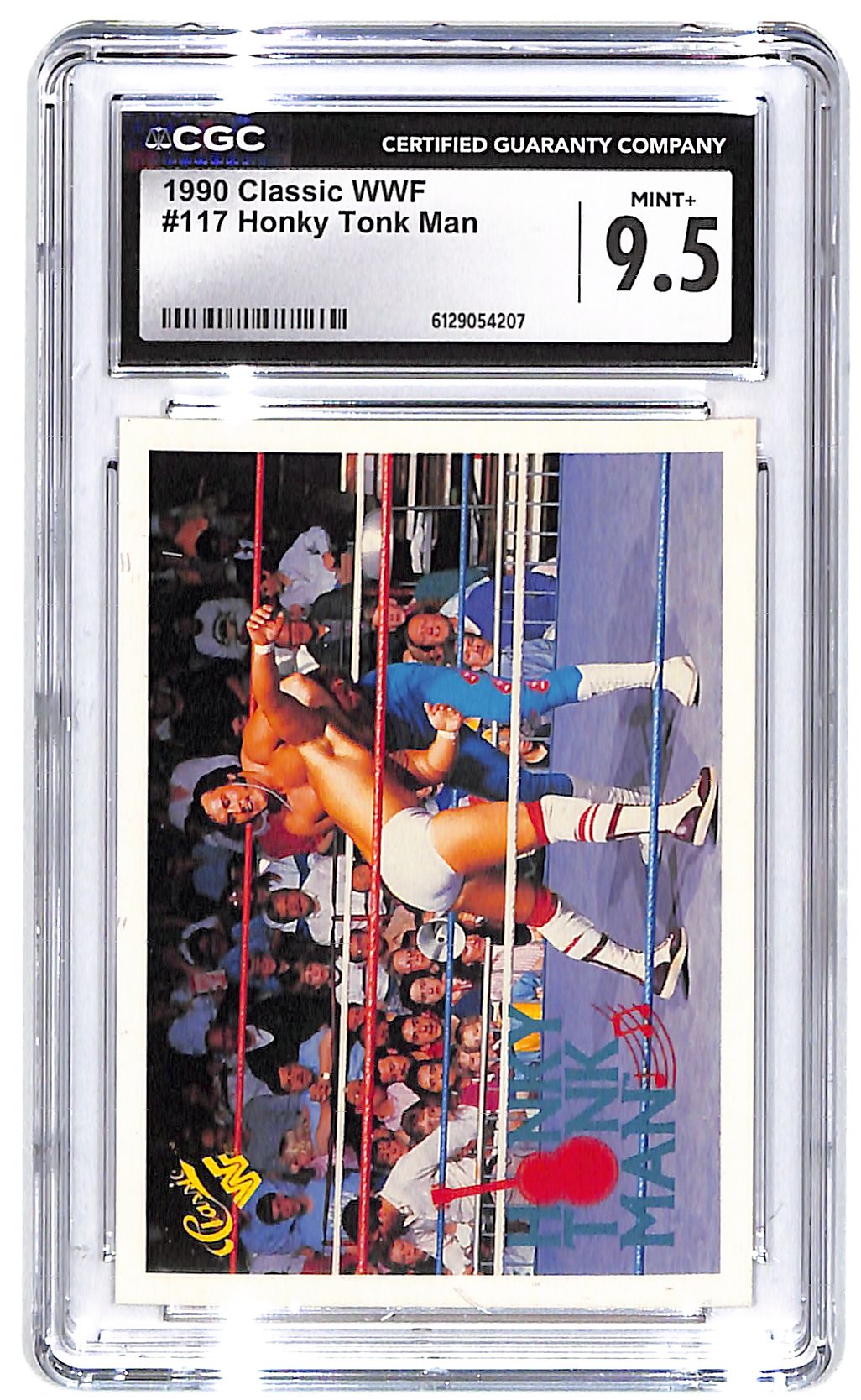 1990 Honky Tonk Man Classic WWF #117 CGC Mint Plus 9.5