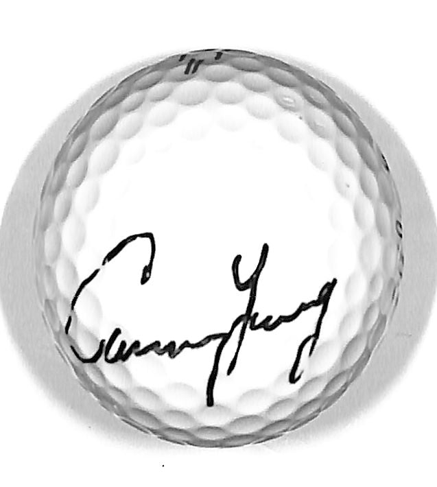 Cameron Young Signed Golf Ball JSA Authentic Auto Autograph 38