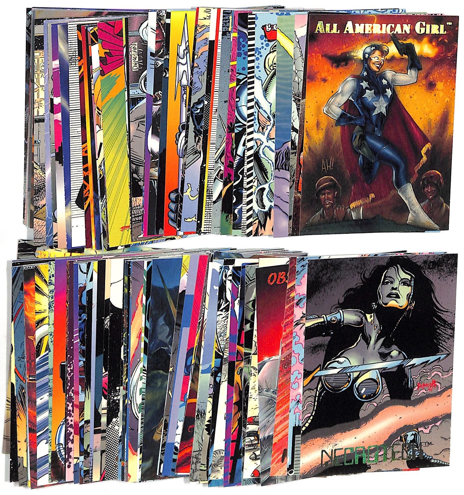 1993 The Creators Universe Dynamic All American Girl Complete Set #1-100