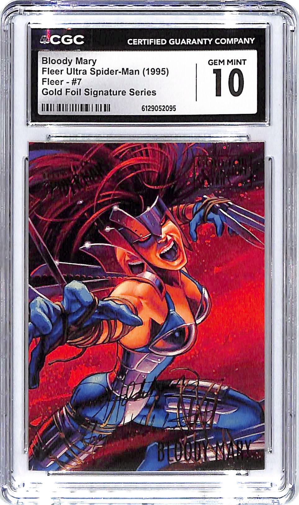 1995 Bloody Mary Fleer Ultra Spider-Man #7 CGC Gem Mint 10