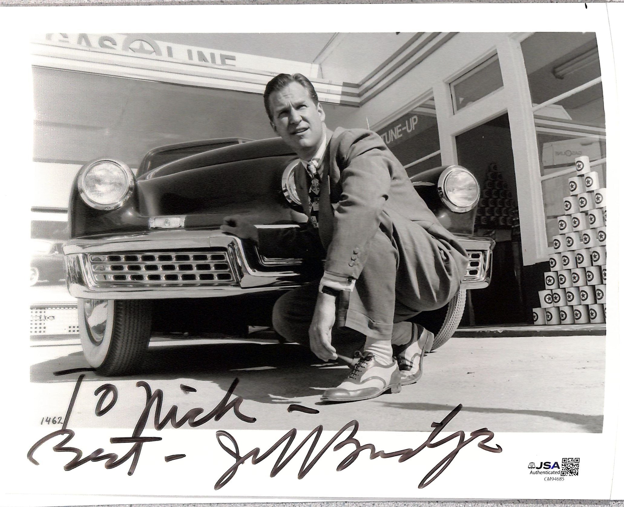 Jeff Bridges Signed Photo JSA Authentic