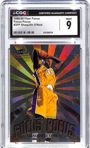 1999-00 Shaquille O'Neal Fleer Focus Pocus #3FP CGC Mint 9