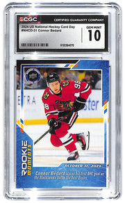 2024 Connor Bedard Upper Deck National Card Day #NHCD-31 CGC Gem Mint 10