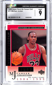 1998 Upper Deck MJ Career Collection Michael Jordan #11 CGC 9 Bulls