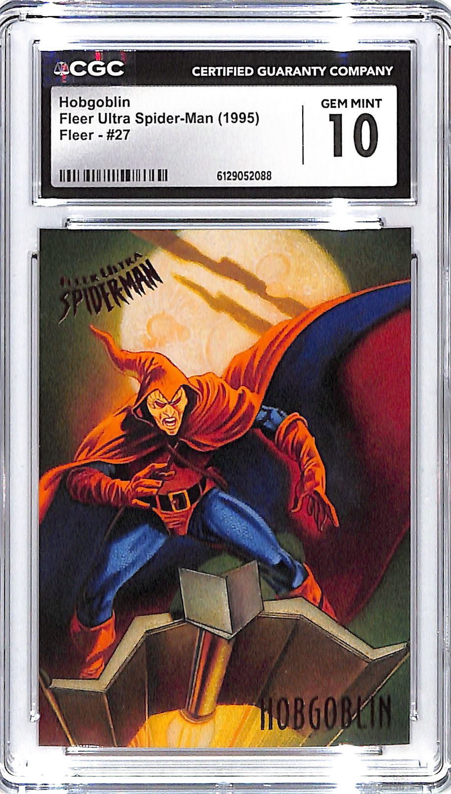 1995 Hobgoblin Fleer Ultra Spider-Man #27 CGC Gem Mint 10