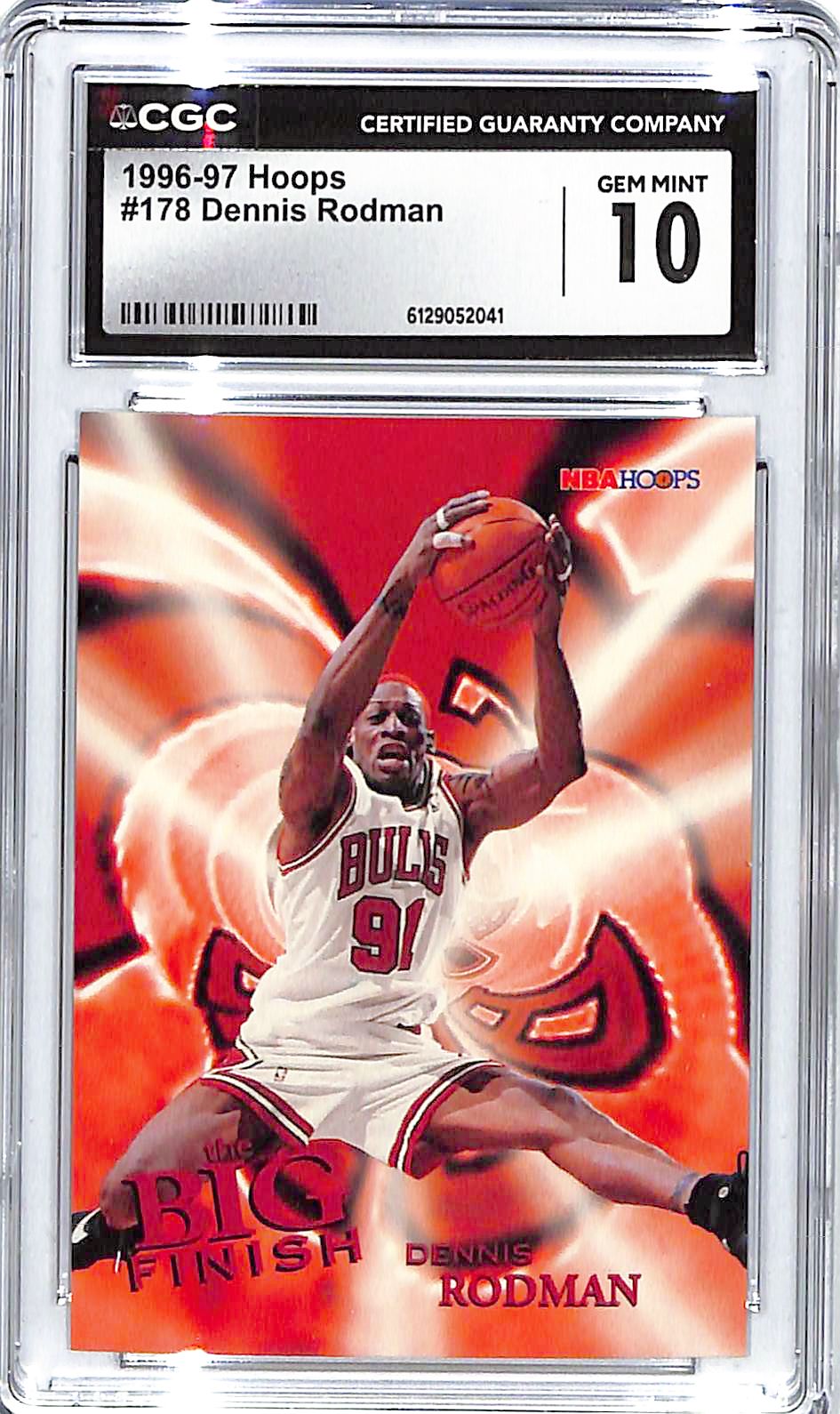 1996-97 Dennis Rodman Hoops #178 CGC Gem Mint 10