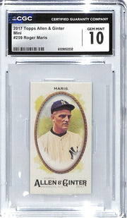2017 Roger Maris Topps Allen and Ginter Mini #259 CGC Gem Mint 10