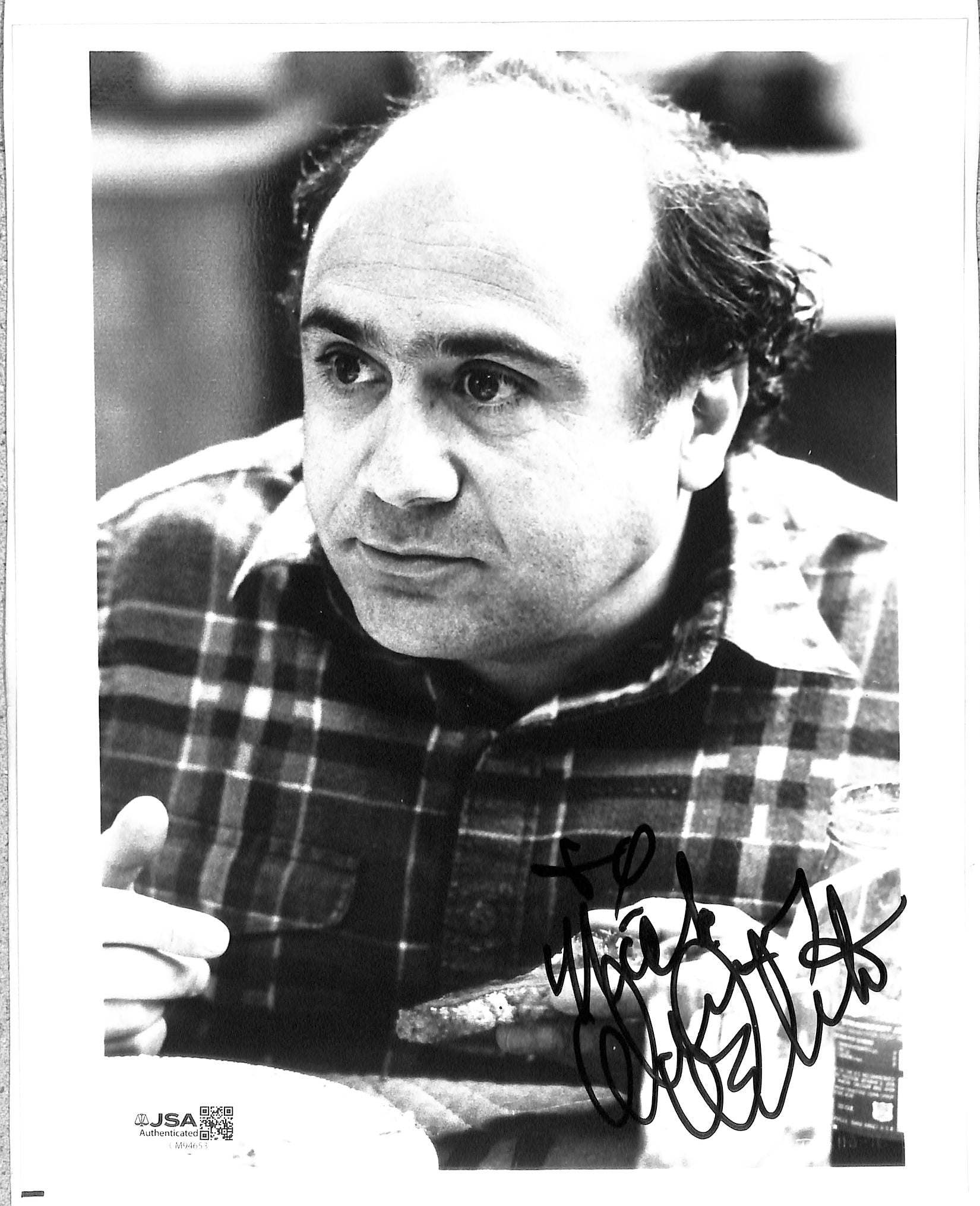 Danny Devito Signed Photo JSA Authentic