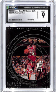 1998 Upper Deck MJ Career Collection Michael Jordan #35 CGC 9 Bulls