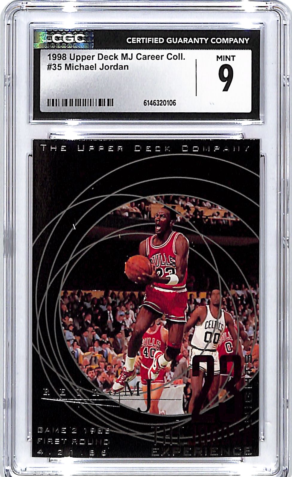 1998 Upper Deck MJ Career Collection Michael Jordan #35 CGC 9 Bulls