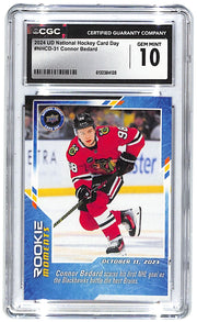2024 Connor Bedard Upper Deck National Card Day #NHCD-31 CGC Gem Mint 10
