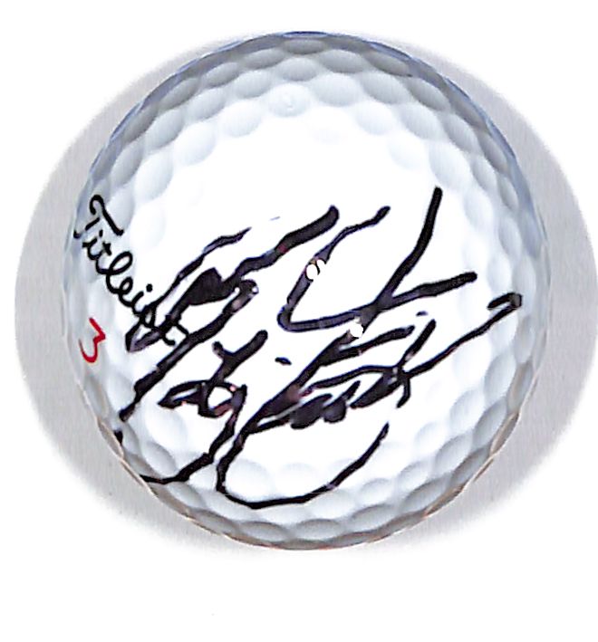 Rickie Fowler Signed Golf Ball JSA Authentic Auto Autograph 39