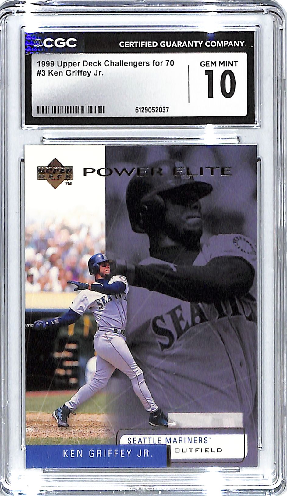 1999 Ken Griffey Jr. Upper Deck Challengers for 70 #3 CGC Gem Mint 10