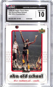 1999-00 Wilt Chamberlain Upper Deck Retro Old/New School #S2 CGC Gem Mint 10