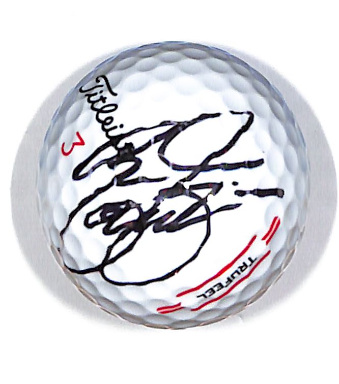 Rickie Fowler Signed Golf Ball JSA Authentic Auto Autograph 41