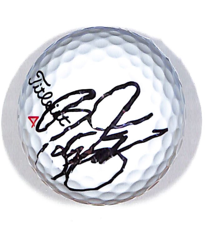 Rickie Fowler Signed Golf Ball JSA Authentic Auto Autograph 35