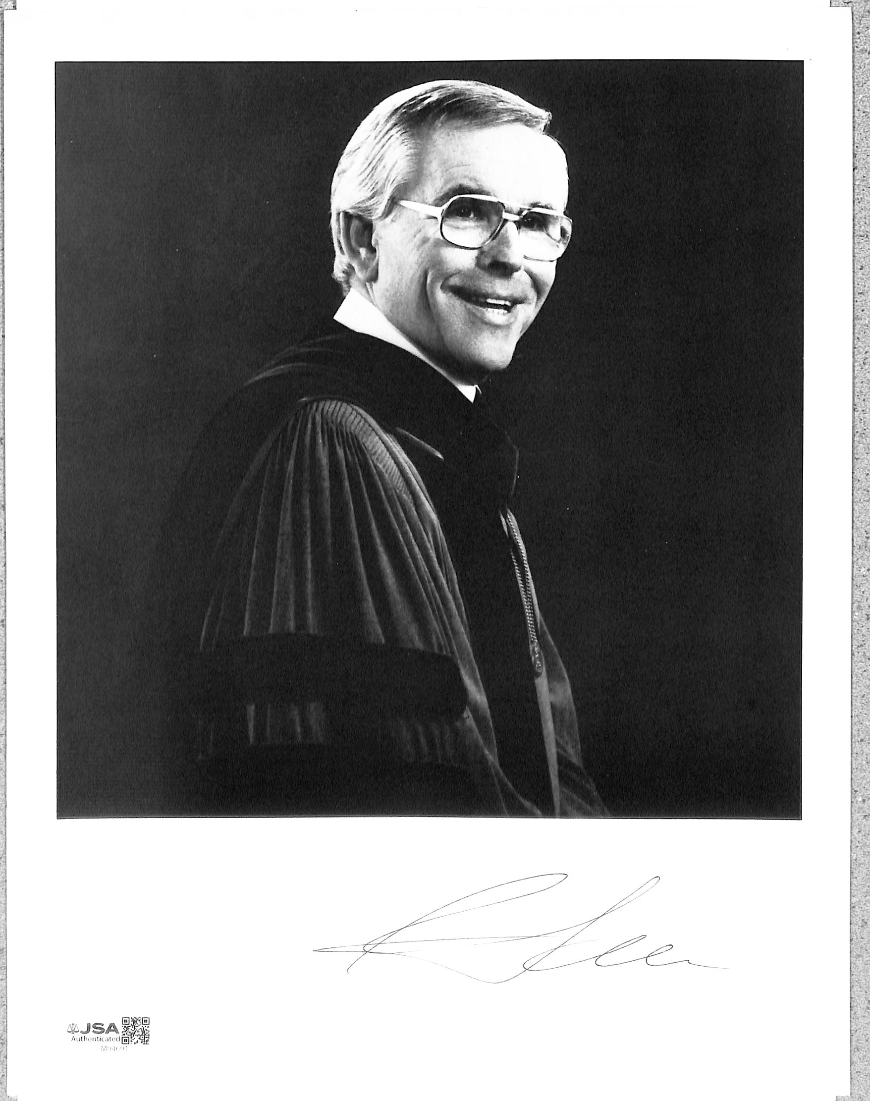 Robert Schuller Signed Photo JSA Authentic